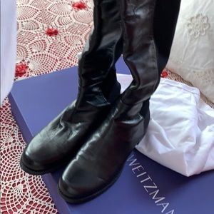 Stuart Weitzman Napa leather over the knee boots